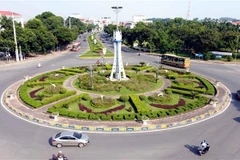 Một góc thành phố Vĩnh Yên, Vĩnh Phúc. (Ảnh: Hoàng Hùng/TTXVN)