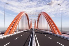 Phối cảnh cầu Thượng Cát. (Nguồn: TTXVN)