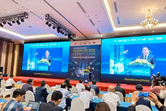 Diễn đàn chuyển đổi số do Bộ Công Thương tổ chức ngày 21/11. (Ảnh: Đức Duy/Vietnam+)