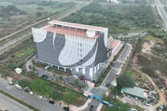 Trung tâm Dữ liệu chính thành phố Hà Nội tại Khu Công nghệ cao Hòa Lạc, Hà Nội. (Ảnh: Xuân Quảng/Vietnam+)