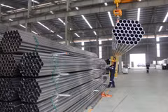 Sản xuất thép. (Ảnh minh họa: PV/Vietnam+)