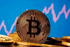 Đồng tiền kỹ thuậ số Bitcoin. (Ảnh: REUTERS/TTXVN)