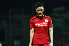 Xuân Trường vẫn chưa thể hiện đường nhiều sau khi trở về từ Buriram. (Ảnh: Nguyên An/Vietnam+)