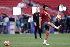 Salah trên sân Wanda Metropolitano. (Nguồn: Getty Images)