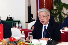 Thượng tướng Nguyễn Chí Vịnh, Thứ trưởng Bộ Quốc phòng đồng chủ trì Đối thoại Chính sách Quốc phòng Việt Nam-Thái Lan lần thứ 3. (Ảnh: Xuân Khu/TTXVN)