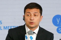 Tổng thống Ukraine Volodymyr Zelenskiy. (Nguồn: AP)