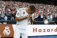 Video cận cảnh buổi ra mắt hoành tráng của Hazard tại Real Madrid