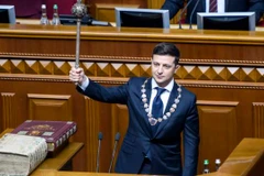 Tân Tổng thống Ukraine Volodymir Zelensky. (Nguồn: Ukrinform)