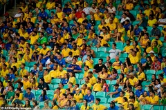 Không có quá nhiều cổ động viên Brazil đến sân theo dõi Copa America 2019. (Nguồn: AFP/Getty Images)