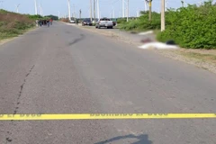 Cảnh sát phong tỏa hiện trường vụ xả súng. (Nguồn: eluniversal.com.mx)