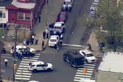 Khu vực xảy ra vụ đấu súng ở Mỹ. (Nguồn: NBC News)