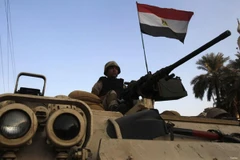 Binh sỹ Ai Cập ở khu vực Bắc Sinai. (Nguồn: middleeastmonitor)