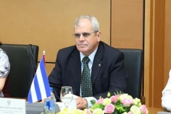 Thư ký Hội đồng Nhà nước Cuba Homero Acosta Álvarez. (Ảnh: Lâm Khánh/TTXVN)