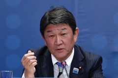 Bộ trưởng Chính sách Kinh tế và Tài chính Nhật Bản Toshimitsu Motegi. (Nguồn: Reuters)