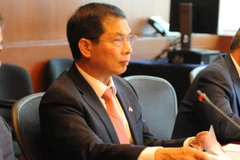 Thứ trưởng Thường trực Bùi Thanh Sơn. (Ảnh: Việt Hùng/TTXVN)