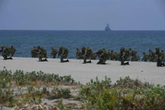 Binh sỹ Mỹ và Philippines trong một cuộc tập trận chung. (Nguồn: Getty Images)