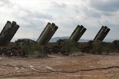 Hệ thống tên lửa phòng không S-400. (Nguồn: aa.com.tr)