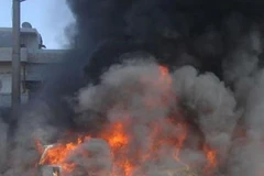 Hiện trường một vụ đánh bom ở Syria. (Nguồn: aa.com.tr)