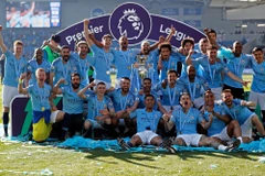 Manchester City lập kỷ lục trong ngày vô địch FA Cup. (Nguồn: AP)