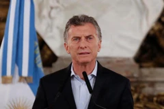 Tổng thống Argentina Mauricio Macri. (Nguồn: AP)