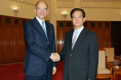 Thủ tướng Nguyễn Tấn Dũng tiếp cựu Thủ tướng Italy Letta