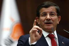 Thủ tướng Thổ Nhĩ Kỳ Ahmet Davutoglu. (Nguồn: AFP)