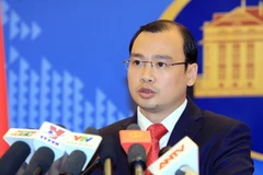 Người Phát ngôn Bộ Ngoại giao Lê Hải Bình. (Ảnh: An Đăng/TTXVN)