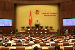 Phiên họp toàn thể tại hội trường của Quốc hội khóa XIII, Kỳ họp thứ 9. (Ảnh: An Đăng/TTXVN)