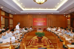 Toàn cảnh phiên khai mạc kỳ họp thứ 15 Hội đồng Lý luận Trung ương. (Ảnh: Doãn Tấn/TTXVN)