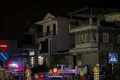 Khu vực có nguy cơ sạt lở tại Quang Hanh (Ảnh: Người dân cung cấp)