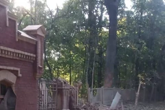 Một công trình ở Bryansk được cho là bị tên lửa Storm Shadow phá hủy (Nguồn: X)