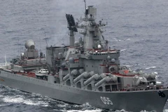 Tàu chiến Nga trên biển Baltic (Ảnh tư liệu)
