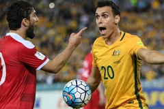 Australia (phải) chưa bao giờ dễ thở trước Syria. (Nguồn: FPS)