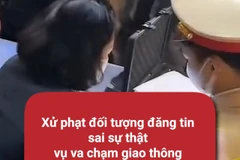 Xử phạt đối tượng tung tin "cháu gái Bộ trưởng Công an" lái xe có nồng độ cồn