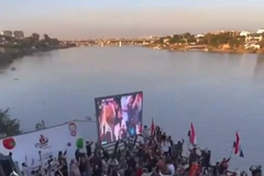 Cổ động viên Iraq ở Baghdad ăn mừng cuồng nhiệt sau chiến thắng trước Việt Nam