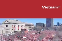 Cảnh hỗn loạn trong vụ xả súng sau trận SuperBowl tại Mỹ