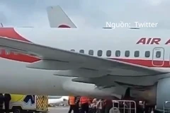 Video vụ nam thanh niên bám càng máy bay từ Algeria tới Pháp