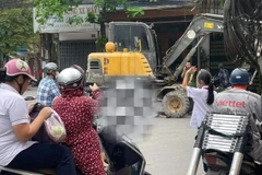 Hiện trường vụ tai nạn. (Nguồn: Người dân cung cấp)