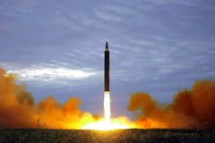 Hình ảnh Triều Tiên phóng tên lửa. (Nguồn: AFP/Getty Images)