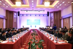 Toàn cảnh cuộc họp. (Ảnh: Phạm Kiên/Vietnam+)