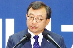 Cựu Chủ tịch đảng Saenuri cầm quyền ở Hàn Quốc, Nghị sỹ Lee Jung-hyun. (Nguồn: YTN)