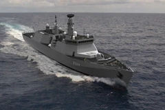 Mô phỏng hình dáng khinh hạm lớp 31e. (Nguồn: Telegraph)