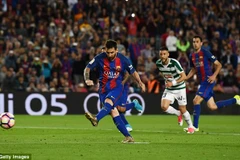 Phong độ ấn tượng của Lionel Messi là chưa đủ để giúp Barca bảo vẹ ngôi vương ở La Liga. (Nguồn: Getty)