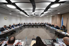 Toàn cảnh cuộc hòa đàm Syria tại Geneva, Thụy Sĩ, ngày 21/3. (Nguồn: AFP/TTXVN)