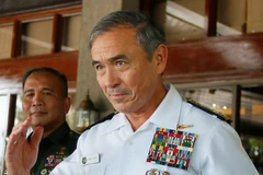 Tư lệnh Bộ chỉ huy Thái Bình Dương của Mỹ, Đô đốc Harry Harris. (Nguồn: AP)