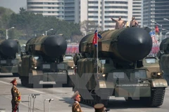 [Video] Triều Tiên lần đầu thử tên lửa từ khi Hàn Quốc có tổng thống