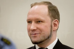 Kẻ giết người hàng loạt Anders Behring Breivik. (Nguồn: AFP)