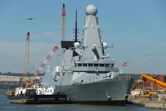 Tàu khu trục HMS Diamond. (Nguồn: thesun.co.uk)