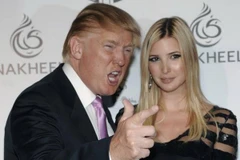 Ông Donald Trump và con gái Ivanka. (Nguồn: AP)