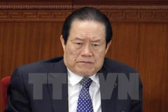 Ông Chu Vĩnh Khang trong phiên khai mạc kỳ họp Quốc hội ở thủ đô Bắc Kinh ngày 5/3/2012. (Nguồn: AFP/TTXVN)